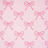 Coquette Bow Jacquard Knit Baby Blanket - Aaria Tees Aaria Tees