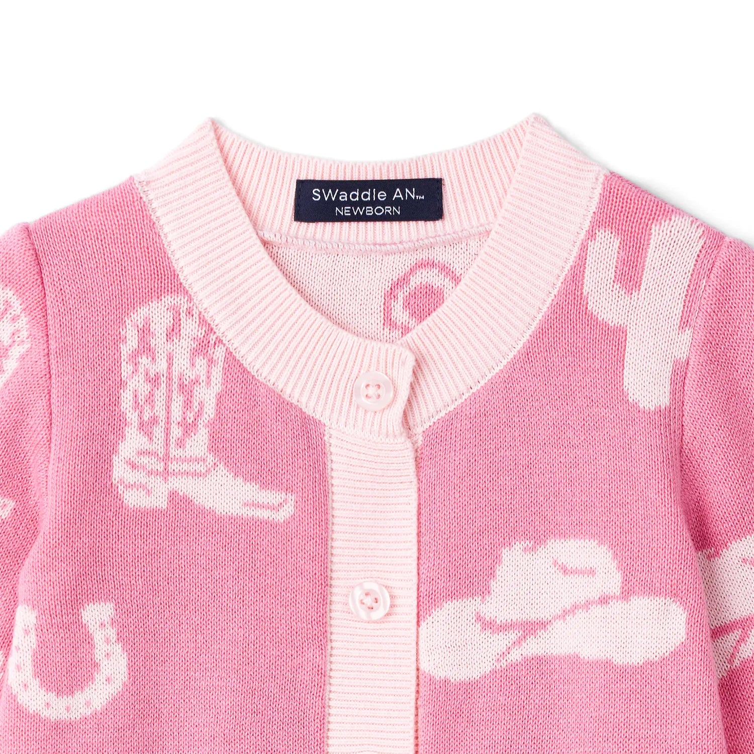 Cowgirl Baby Knit Button Romper - Aaria Tees Aaria Tees