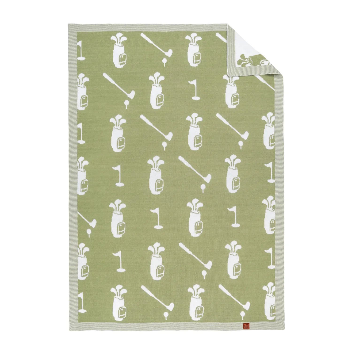 Golf Jacquard Knit Baby Blanket - Aaria Tees Aaria Tees