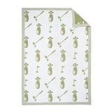Golf Jacquard Knit Baby Blanket - Aaria Tees Aaria Tees