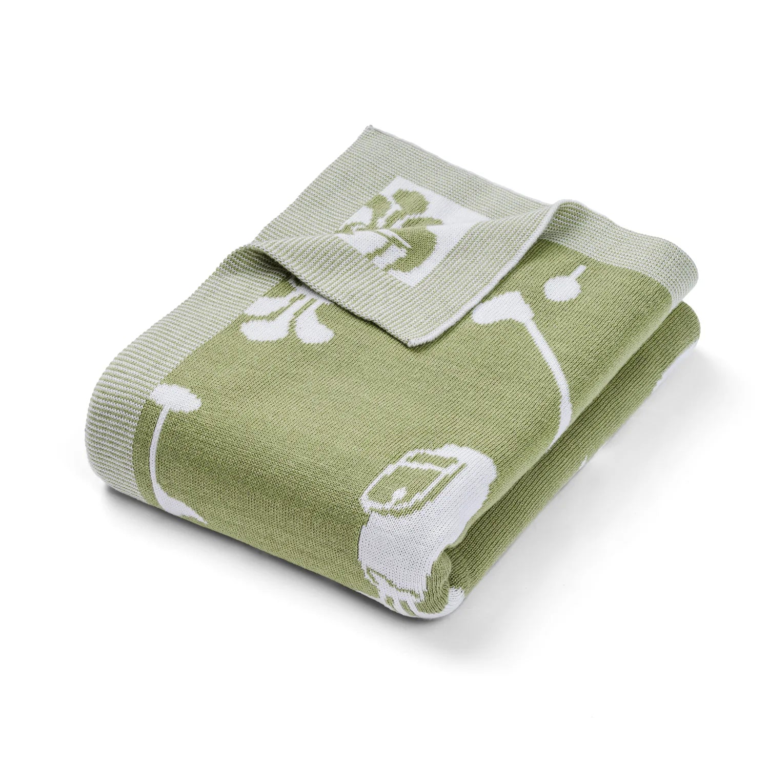 Golf Jacquard Knit Baby Blanket - Aaria Tees Aaria Tees