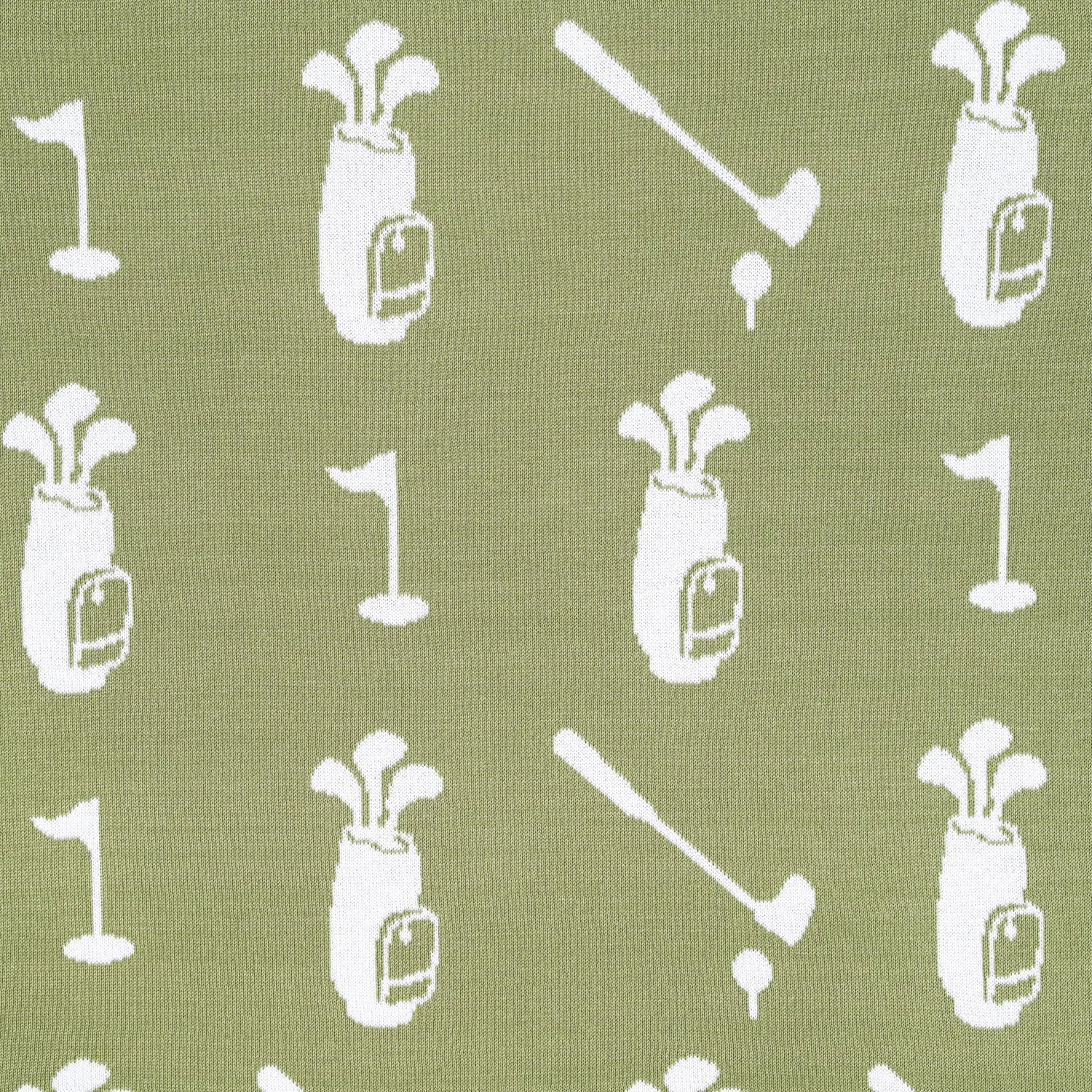 Golf Jacquard Knit Baby Blanket - Aaria Tees Aaria Tees