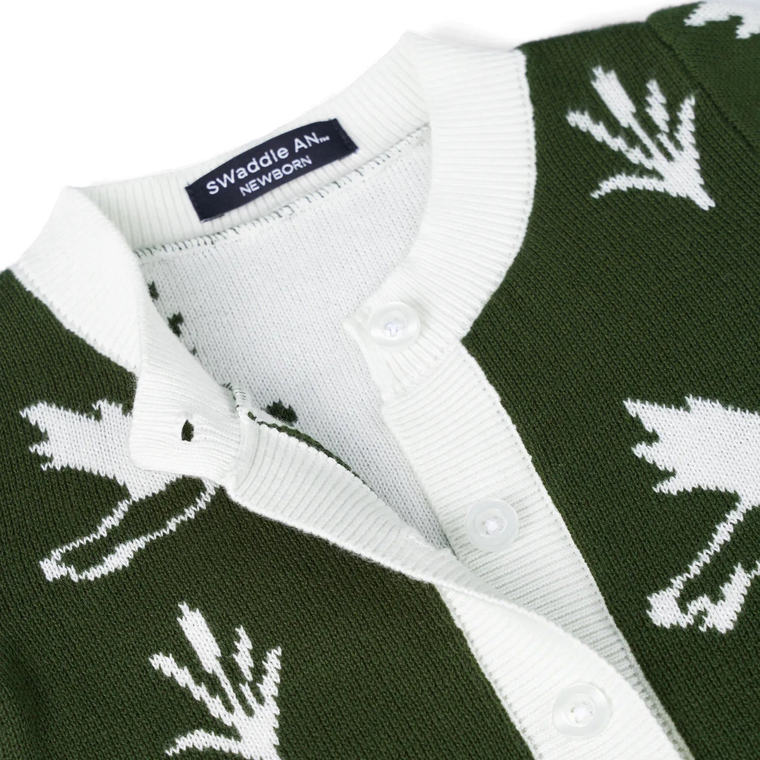 Mallard Duck Baby Knit Button Romper - Aaria Tees Aaria Tees