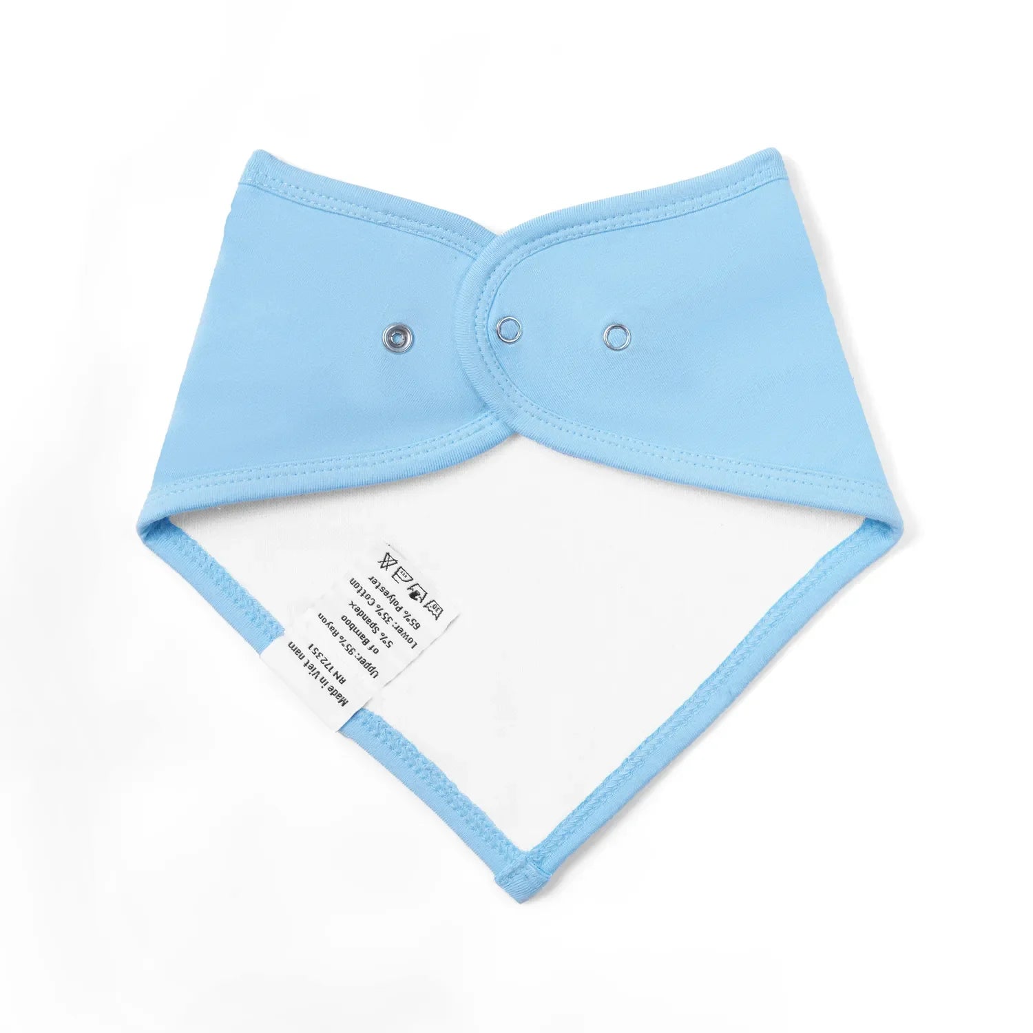 Bamboo Bandana Bibs in Blue Bell - Aaria Tees Aaria Tees