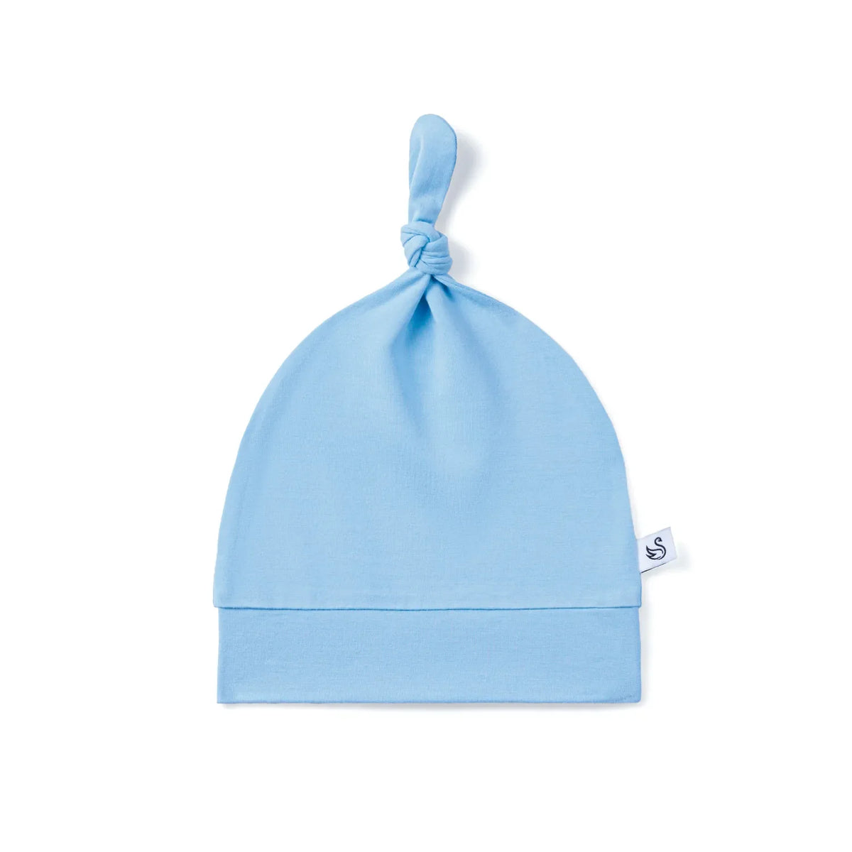 Baby Knotted Cap in Blue Bell - Aaria Tees