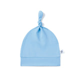 Baby Knotted Cap in Blue Bell - Aaria Tees Aaria Tees
