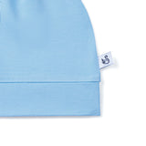 Baby Knotted Cap in Blue Bell - Aaria Tees Aaria Tees