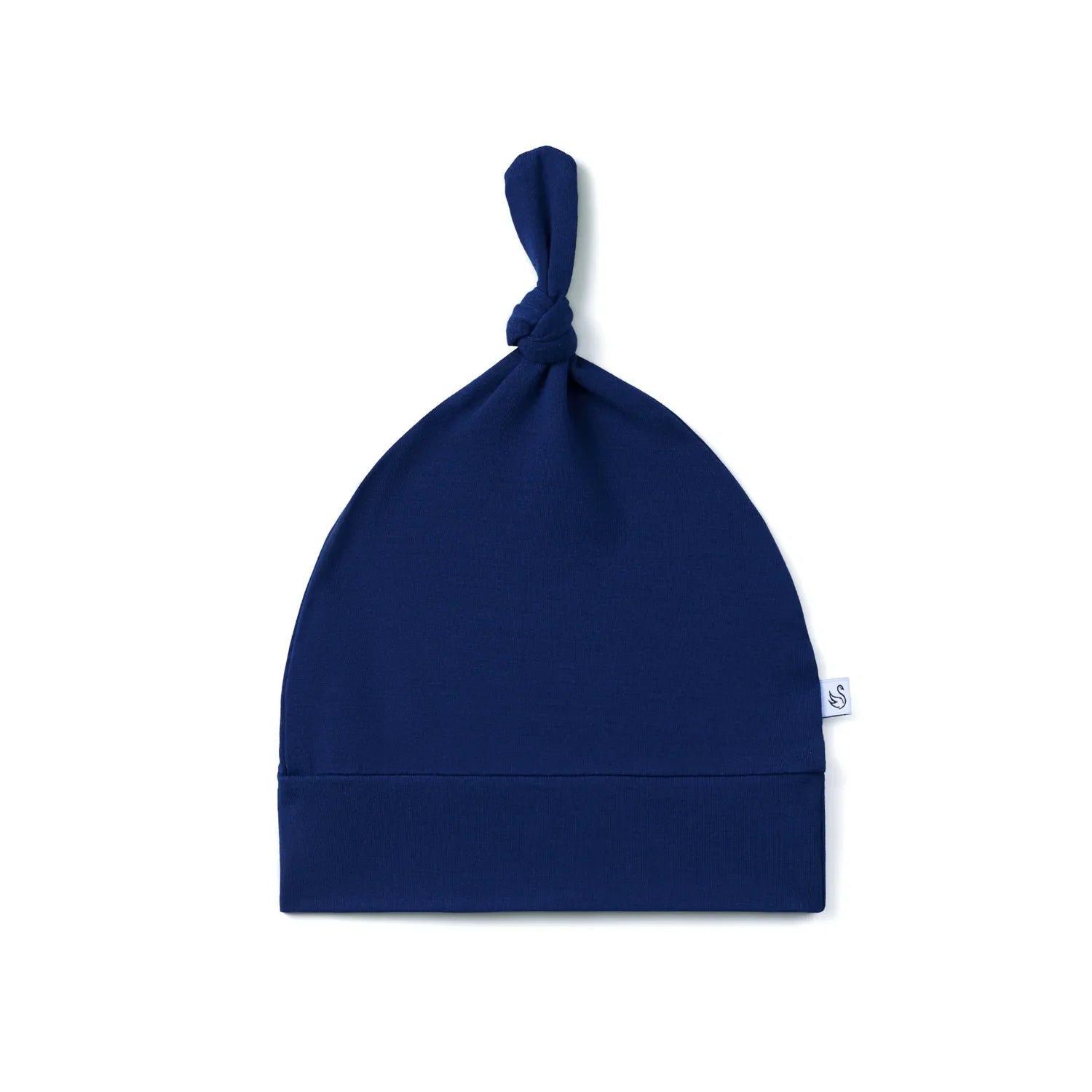 Baby Knotted Cap in Blue Depths - Aaria Tees Aaria Tees