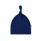 Baby Knotted Cap in Blue Depths - Aaria Tees Aaria Tees
