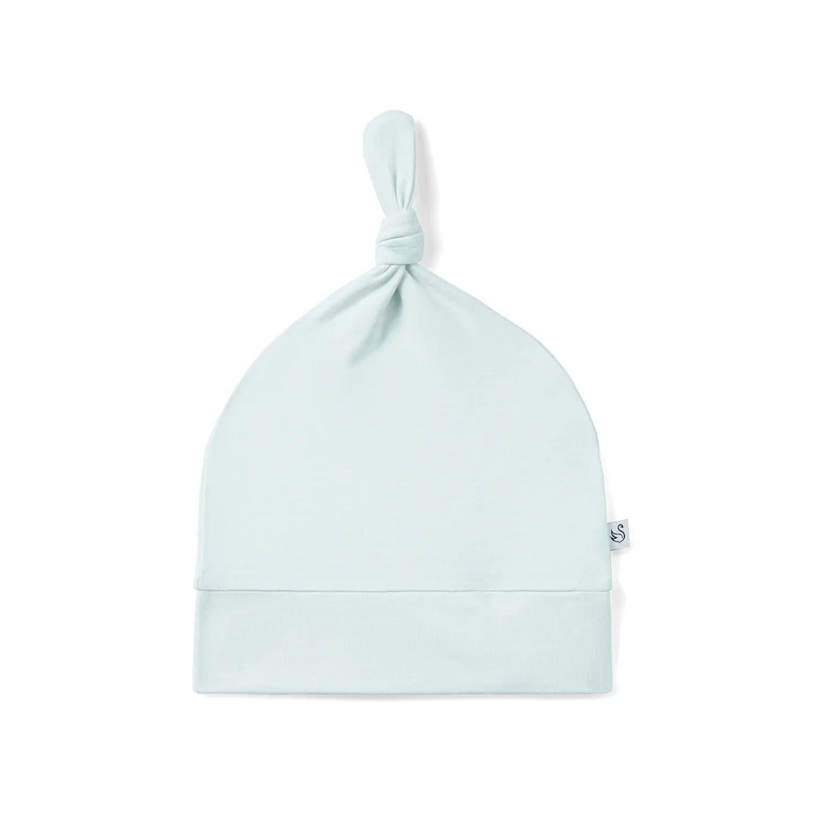 Baby Knotted Cap in Mint - Aaria Tees