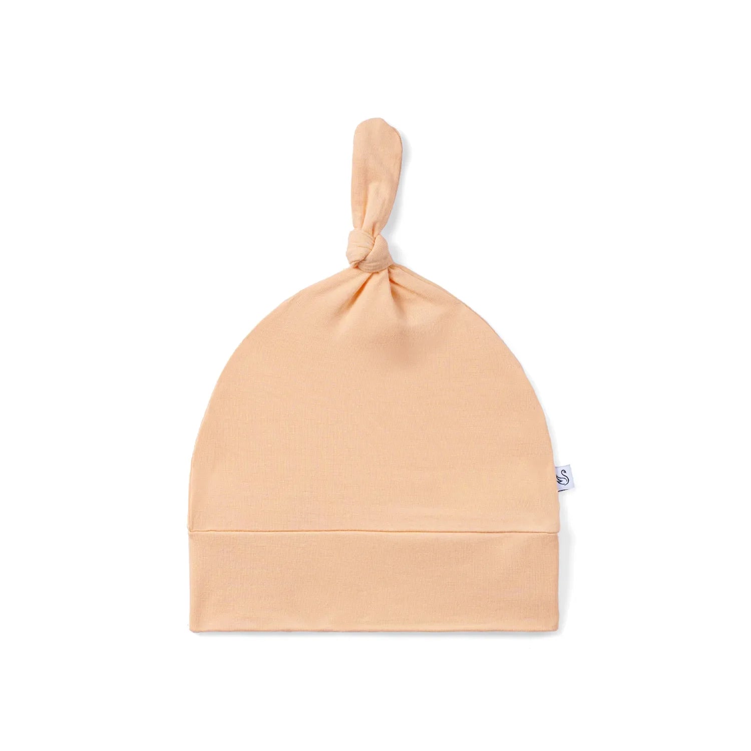 Baby Knotted Cap in Peach Fuzz - Aaria Tees Aaria Tees