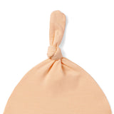 Baby Knotted Cap in Peach Fuzz - Aaria Tees Aaria Tees
