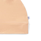 Baby Knotted Cap in Peach Fuzz - Aaria Tees Aaria Tees