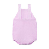 Baby Knit Button Strap Romper in Lilac - Aaria Tees Aaria Tees