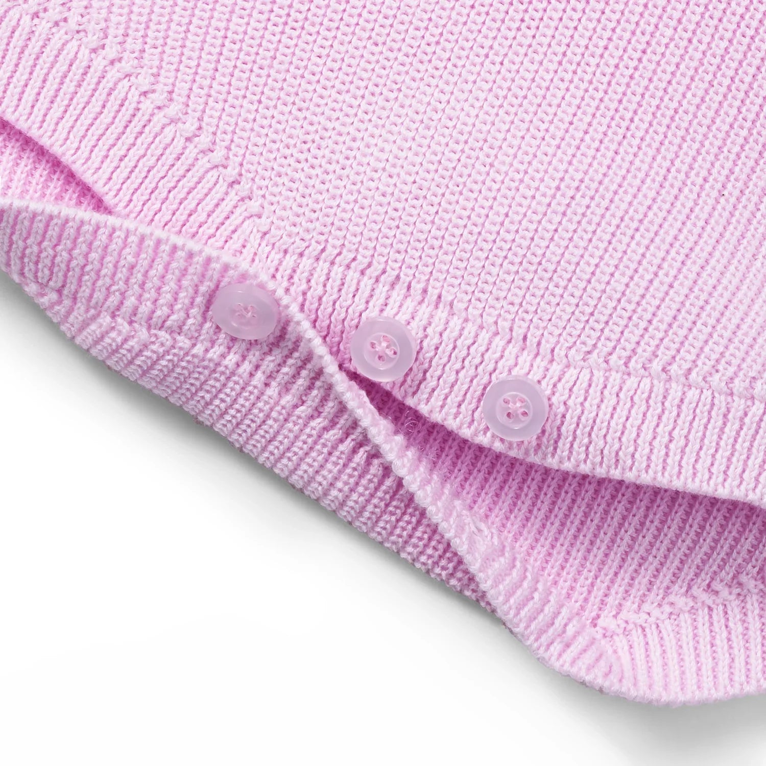 Baby Knit Button Strap Romper in Lilac - Aaria Tees Aaria Tees