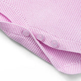 Baby Knit Button Strap Romper in Lilac - Aaria Tees Aaria Tees