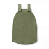 Baby Knit Button Strap Romper in Sage Green - Aaria Tees Aaria Tees