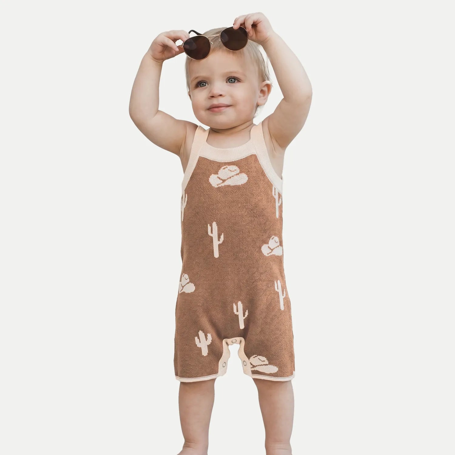 Cactus Baby Knit Playsuit - Aaria Tees Aaria Tees