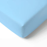 Bamboo Crib Sheet in Blue Bell - Aaria Tees Aaria Tees