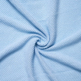 Heirloom Lace Knit Baby Blanket in Baby Blue - Aaria Tees Aaria Tees