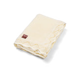 Heirloom Lace Knit Baby Blanket in Cream - Aaria Tees Aaria Tees