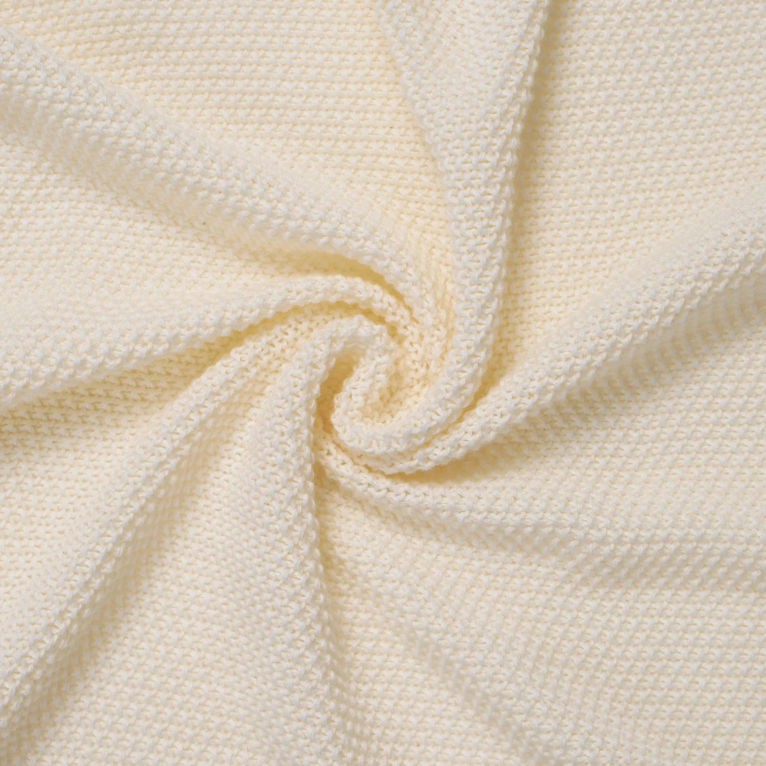 Heirloom Lace Knit Baby Blanket in Cream - Aaria Tees Aaria Tees