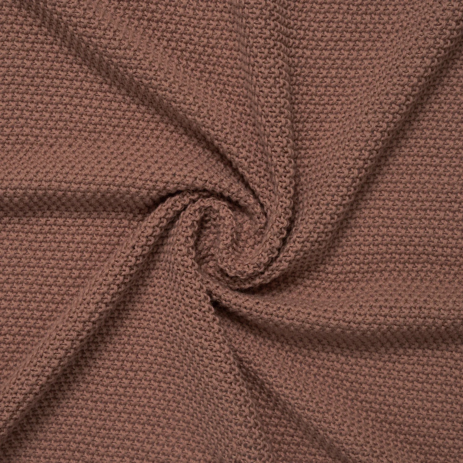 Heirloom Lace Knit Baby Blanket in Mocha - Aaria Tees Aaria Tees