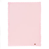 Heirloom Lace Knit Baby Blanket in Pink - Aaria Tees Aaria Tees