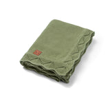Heirloom Lace Knit Baby Blanket in Sage Green - Aaria Tees Aaria Tees