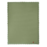 Heirloom Lace Knit Baby Blanket in Sage Green - Aaria Tees Aaria Tees