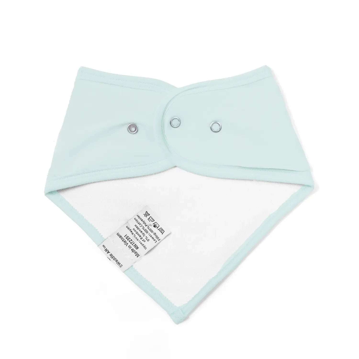 Bamboo Bandana Bibs in Mint - Aaria Tees Aaria Tees