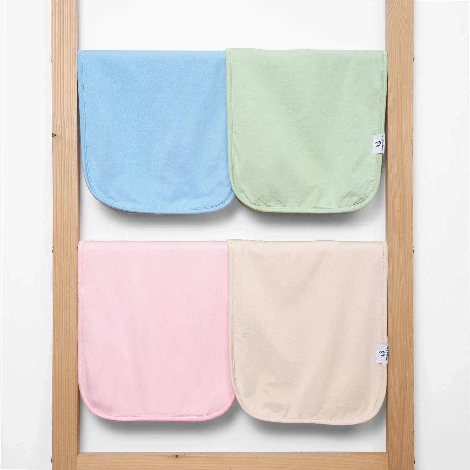 Burp Cloths in Mary Rose - Aaria Tees Aaria Tees