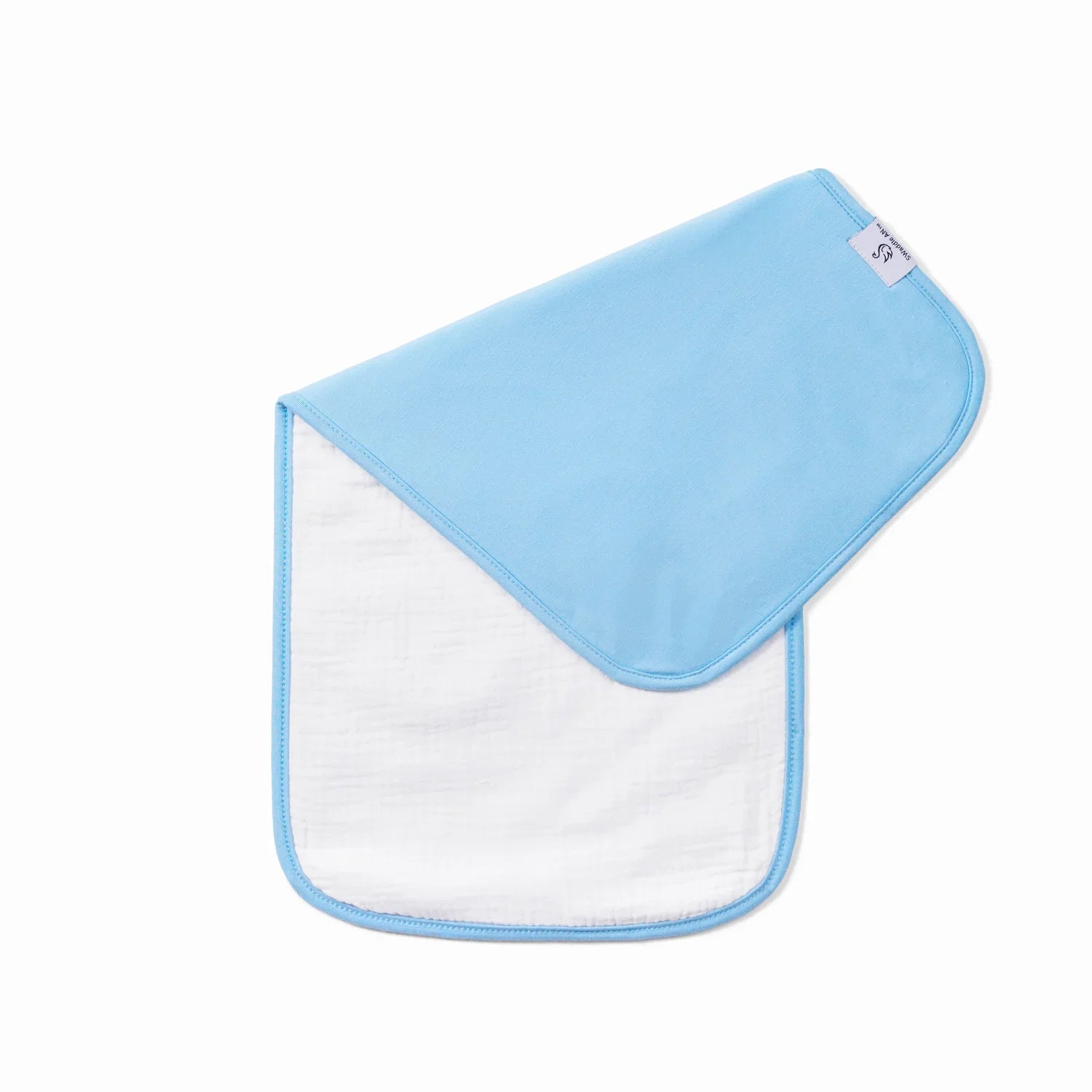 Bamboo Baby Burp Cloths in Blue Bell - Aaria Tees Aaria Tees