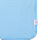 Bamboo Baby Burp Cloths in Blue Bell - Aaria Tees Aaria Tees