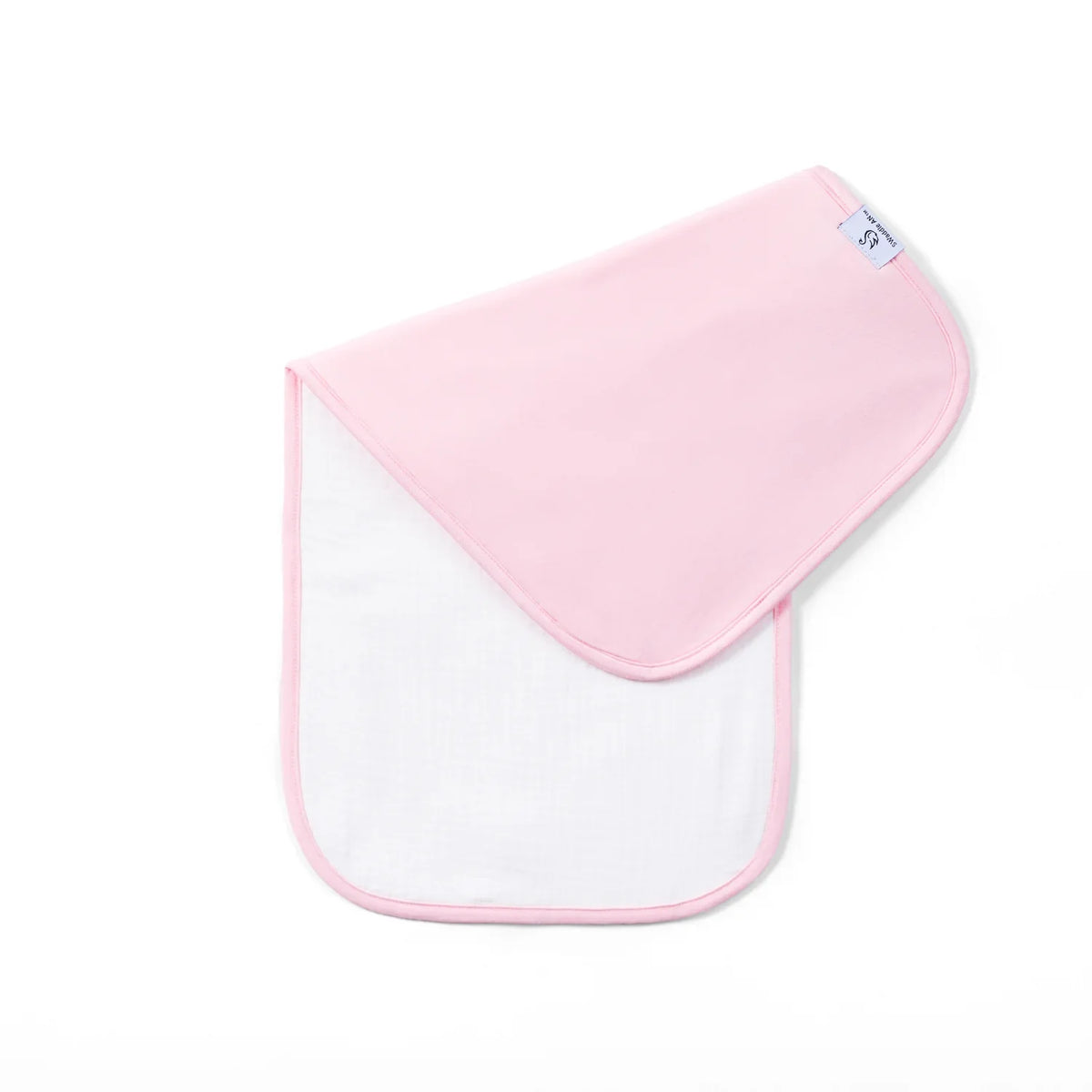 Burp Cloths in Mary Rose - Aaria Tees