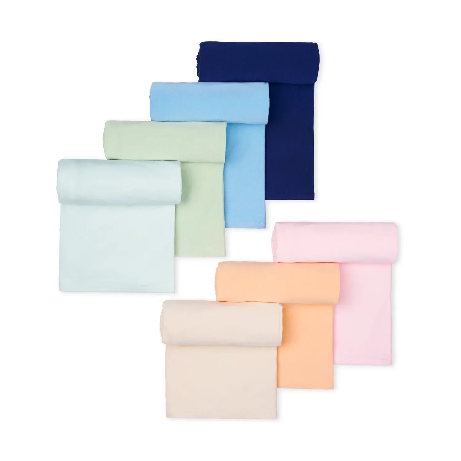 Bamboo Swaddle Blankets in Peach Fuzz - Aaria Tees Aaria Tees