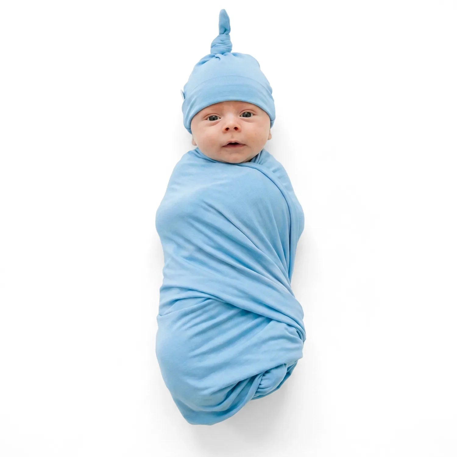 Bamboo Swaddle Blankets in Blue Bell - Aaria Tees Aaria Tees