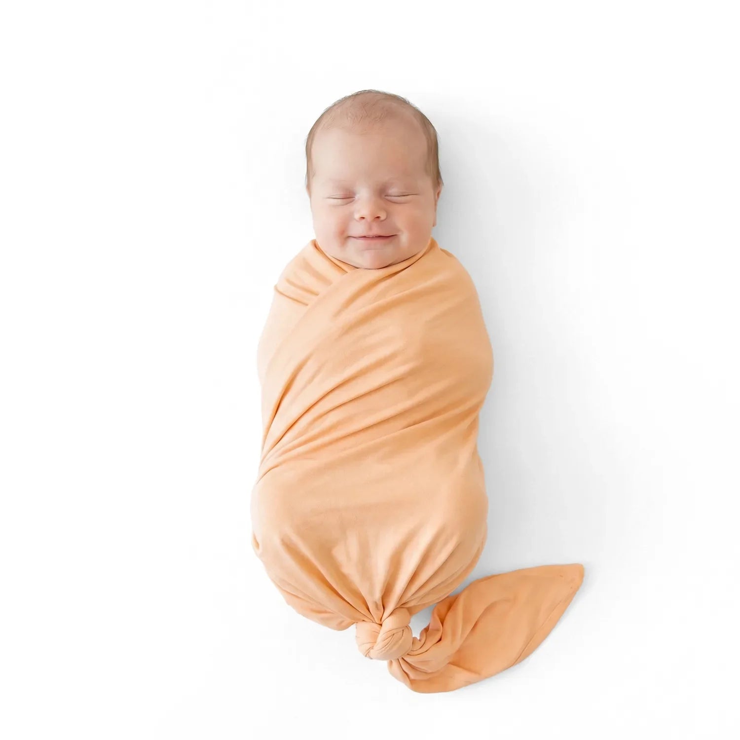 Bamboo Swaddle Blankets in Peach Fuzz - Aaria Tees Aaria Tees