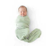 Bamboo Swaddle Blankets in Sage Green - Aaria Tees Aaria Tees