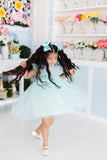 Sage Shimmer Tutu Dress - Aaria Tees Aaria Tees