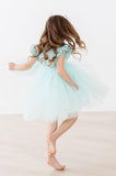 Sage Shimmer Tutu Dress - Aaria Tees Aaria Tees