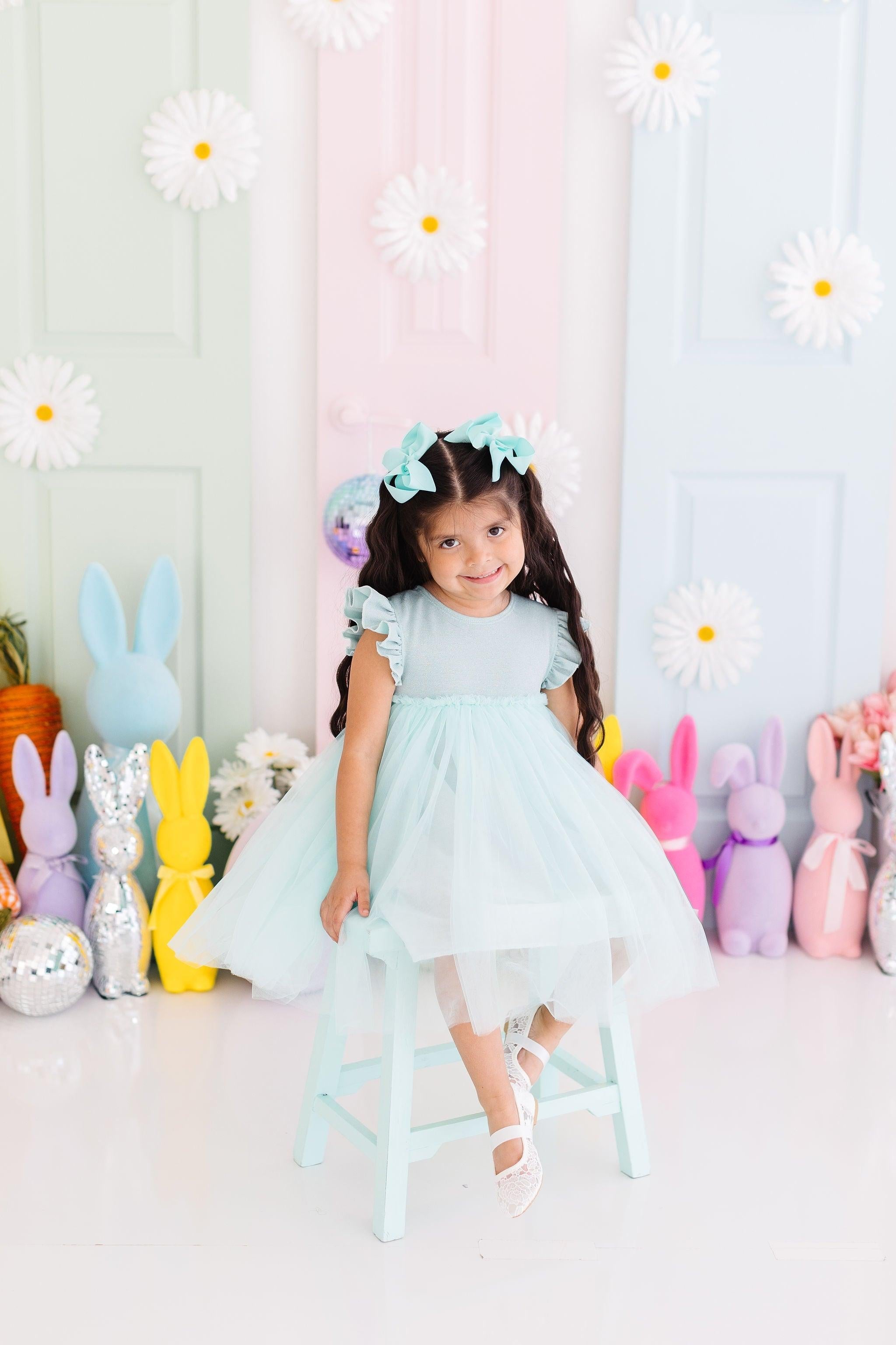 Sage Shimmer Tutu Dress - Aaria Tees Aaria Tees