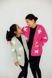 Sage/Coconut Star Cozy Cardigan - Aaria Tees Aaria Tees