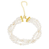 Madeline 3-Layered Pearl Choker Aaria Tees