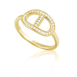 Rosie CZ Signet Ring Aaria Tees