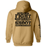 Too Old To Fight But I Can Still Shoot Pretty Damn Good Aaria Tees