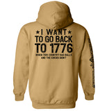 I Want To Go Back To 1776 Aaria Tees