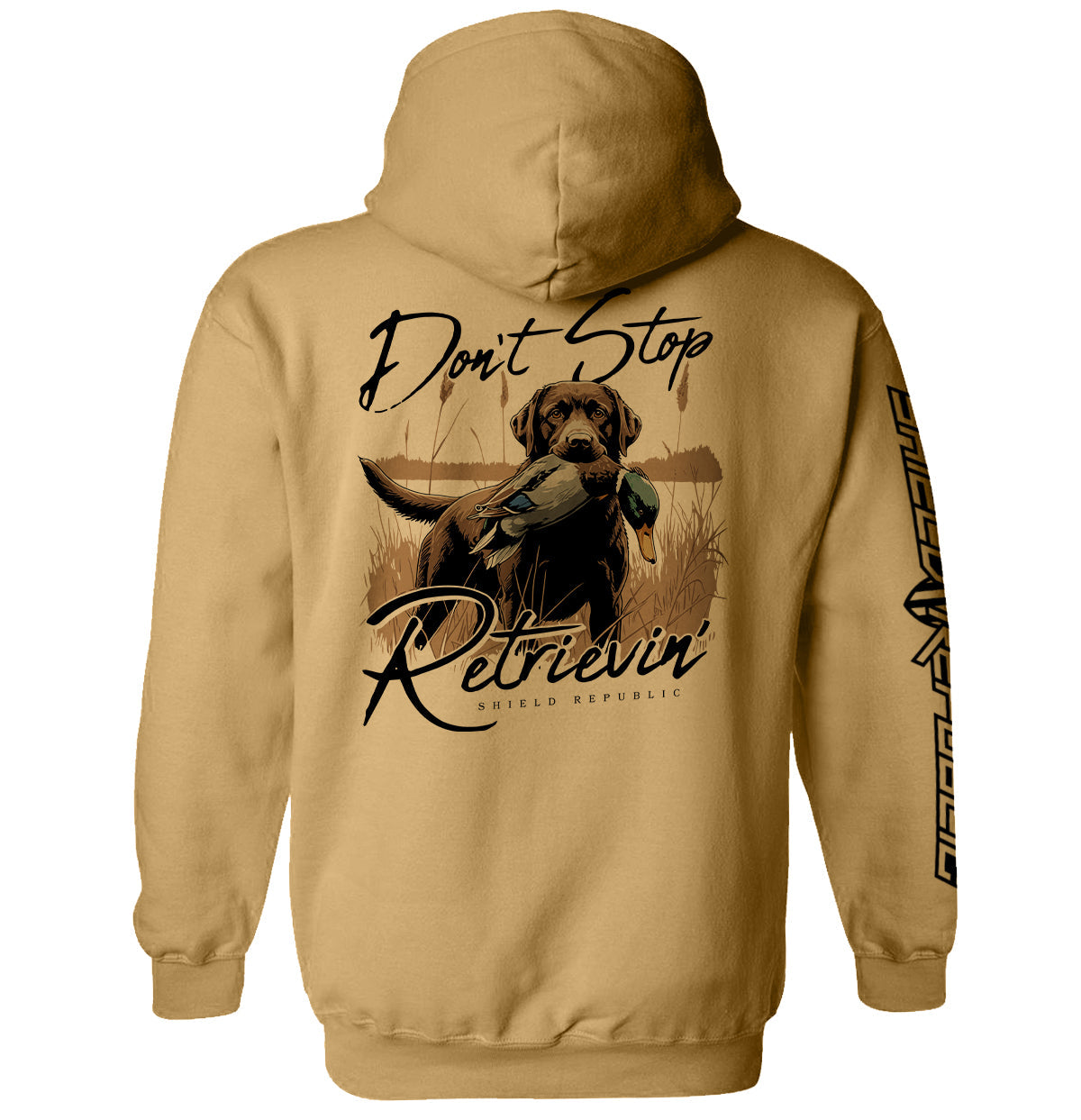 Don't Stop Retrievin' Chocolate Lab - Aaria Tees Aaria Tees