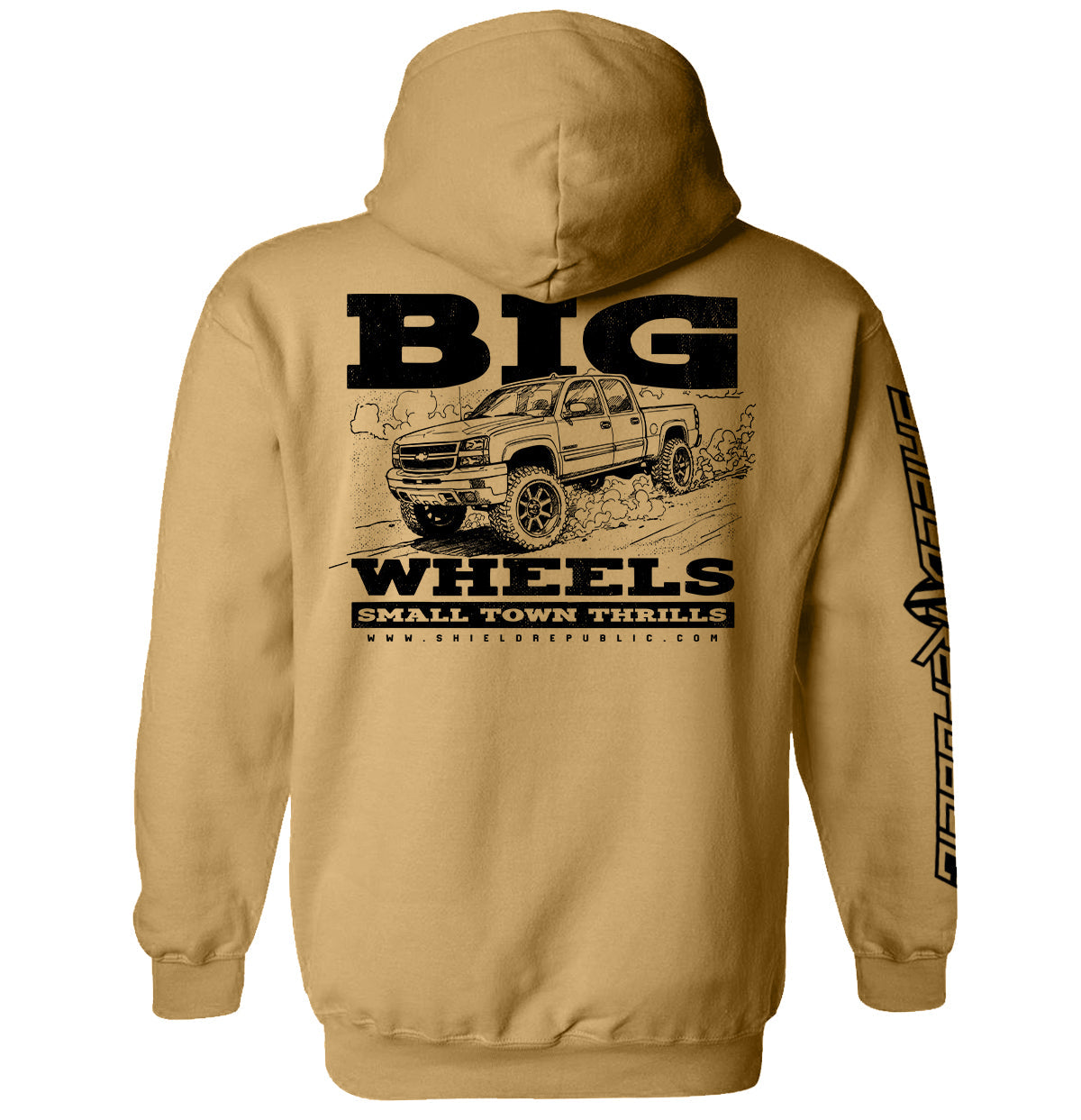 Big Wheels Small Town Thrills - Aaria Tees Aaria Tees