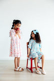 School Days 3/4 Ruffle Twirl Dress - Aaria Tees Aaria Tees